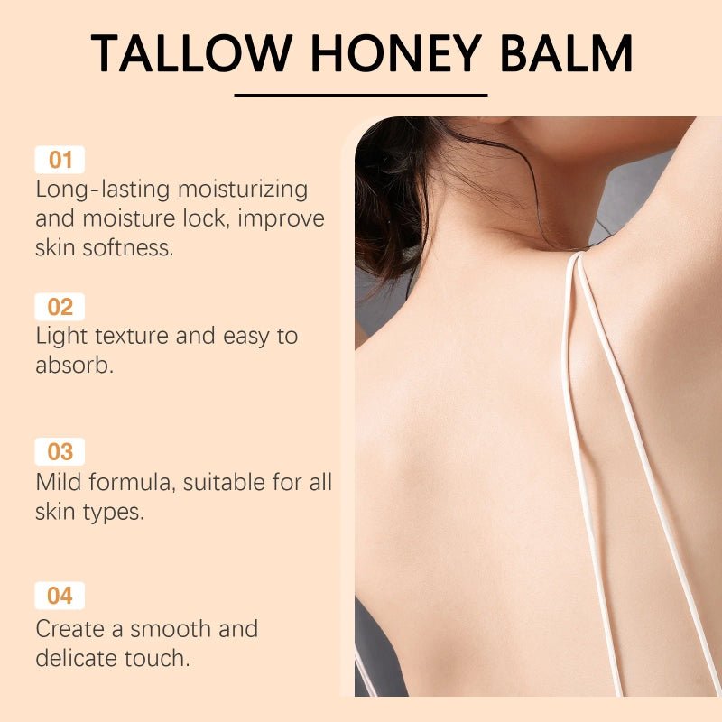 Baume Visage & Corps Tallow & Honey - Beauty&SkincareBaume Visage & Corps Tallow & HoneyBeauty&SkincareAgrumes 100gBaume Visage & Corps Tallow & Honey